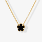 14K Gold Plated Clover Necklace