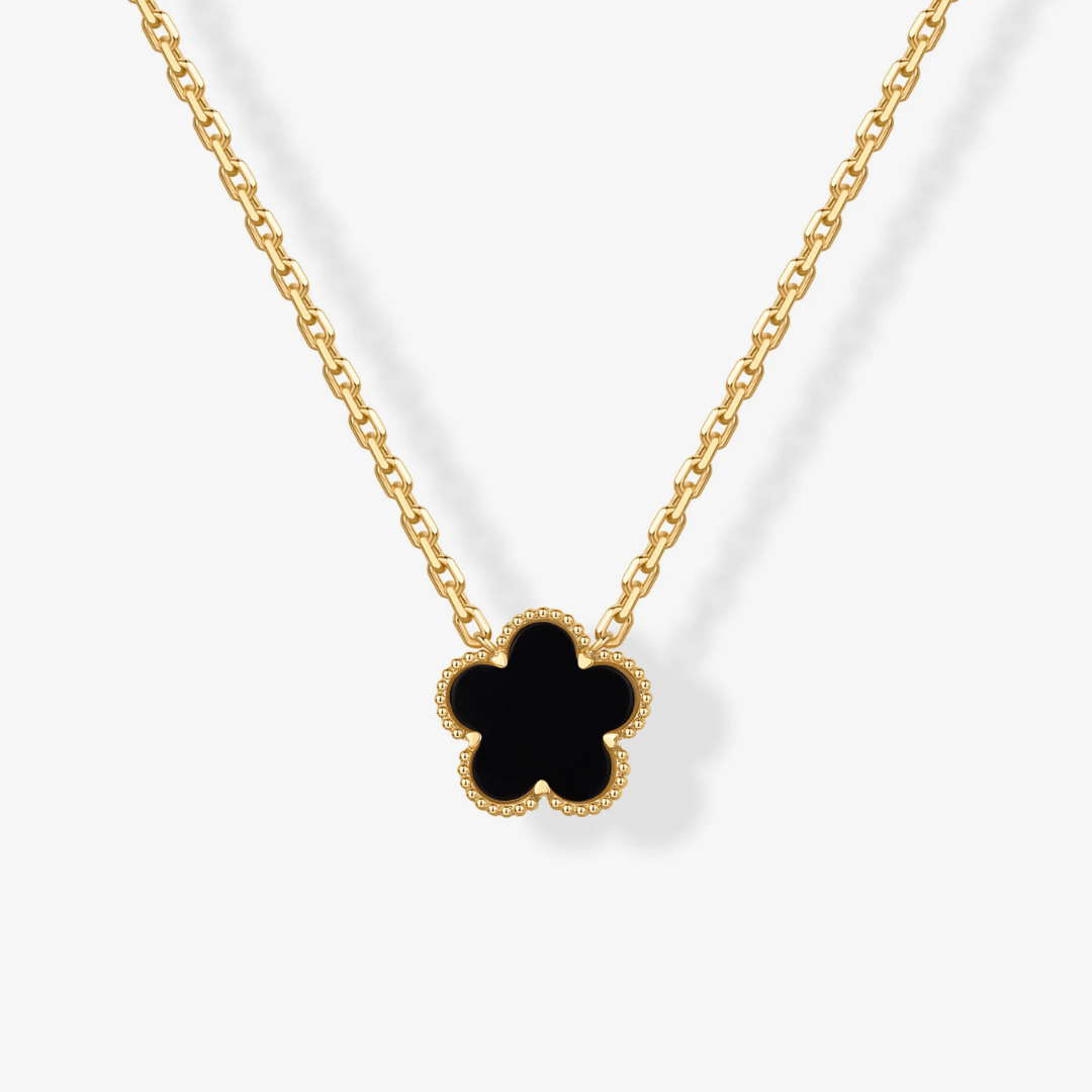 14K Gold Plated Clover Necklace
