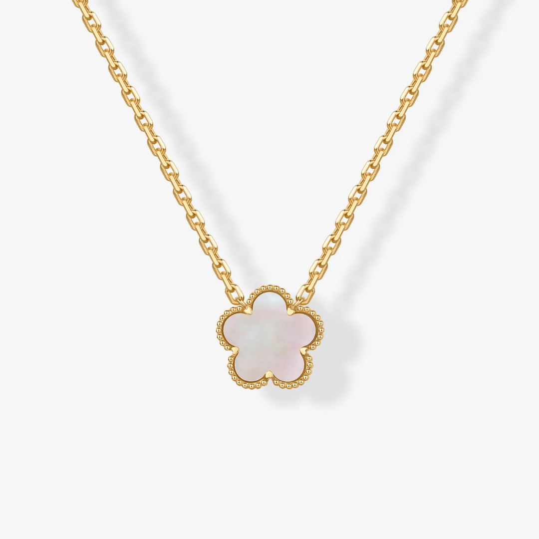 14K Gold Plated Clover Necklace