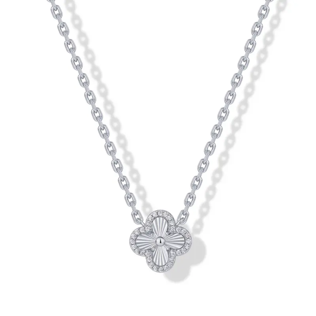 14K Gold Plated Clover Necklace