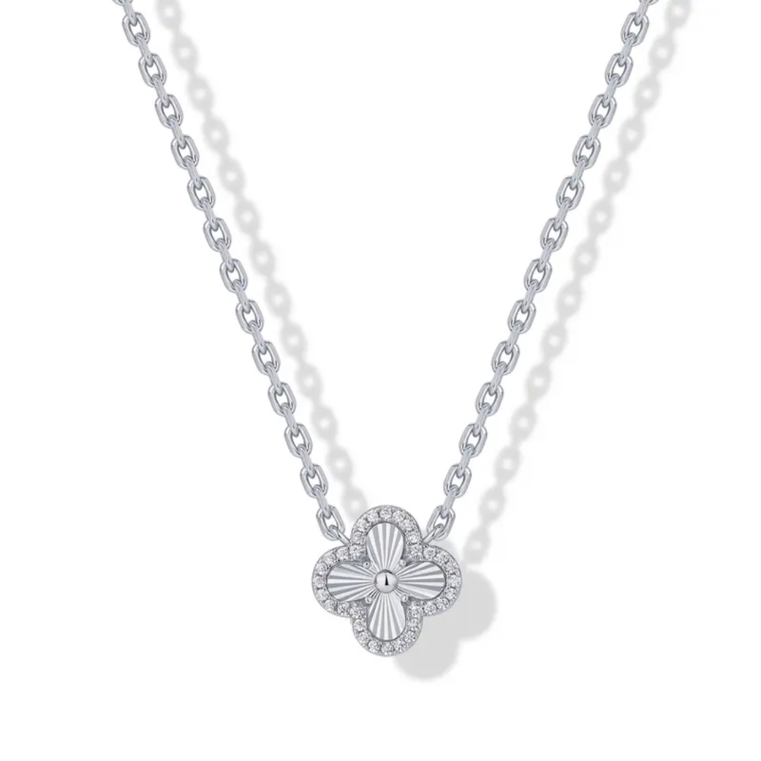 14K Gold Plated Clover Necklace