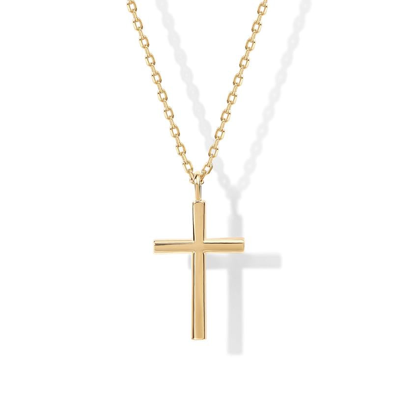 14K Gold Plated Cross Necklace