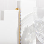 14K Gold Plated Cubic Zirconia Bracelet