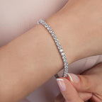14K Gold Plated Cubic Zirconia Bracelet