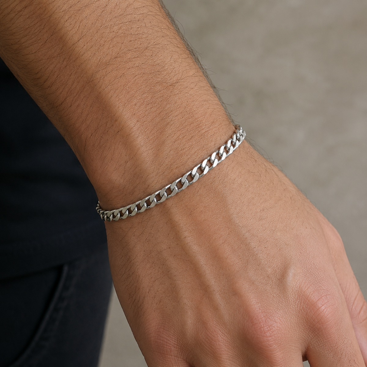 Pulsera Cuban Bañada en Oro 14K