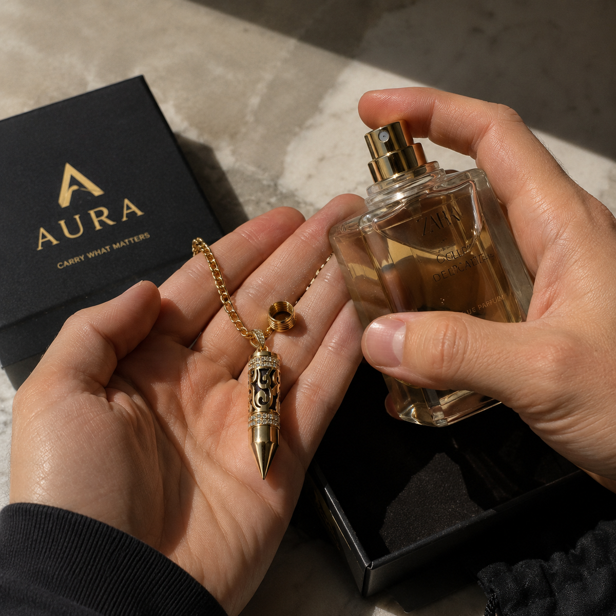Aura™ Essence Chain | Lleva Tu Fragancia Favorita Contigo