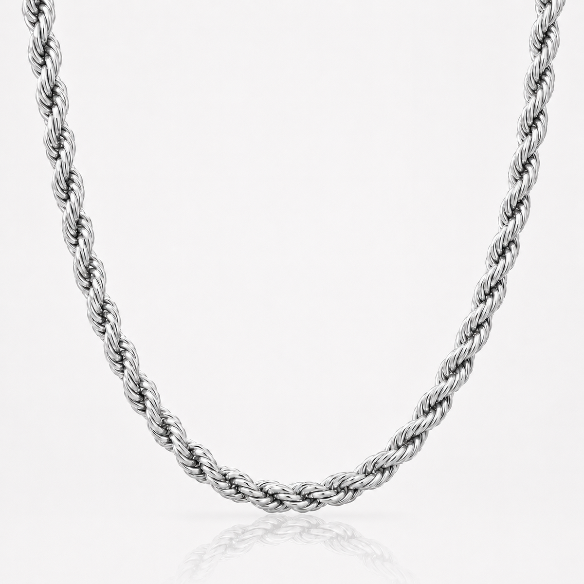 Cadena Rope Con Baño de Oro 14K